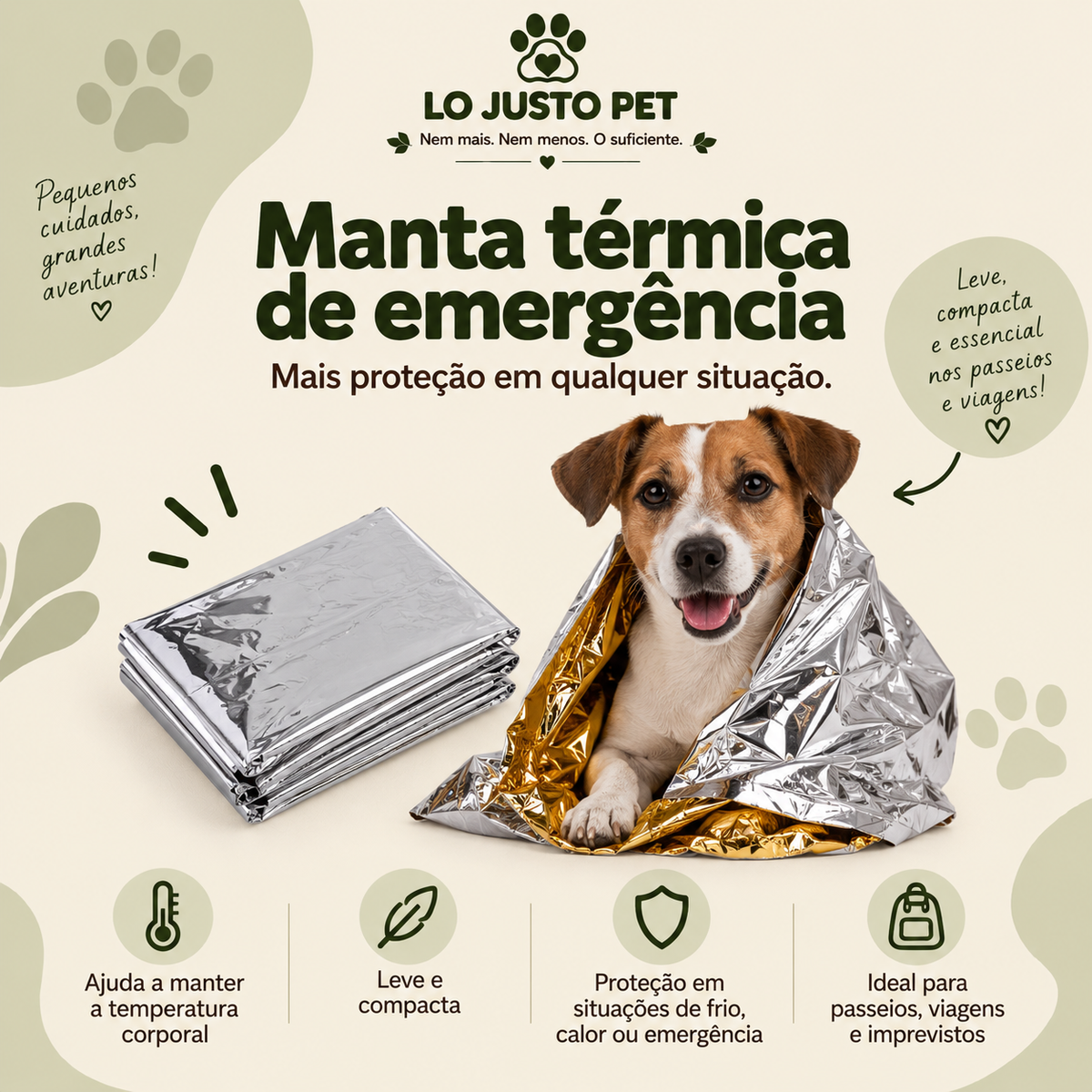 Kit Essencial LO JUSTO PET 🐾