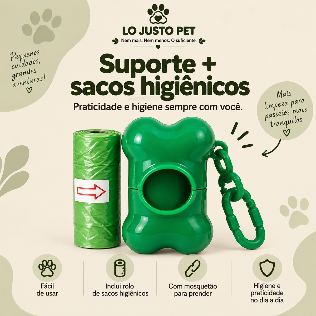 Kit Essencial LO JUSTO PET 🐾