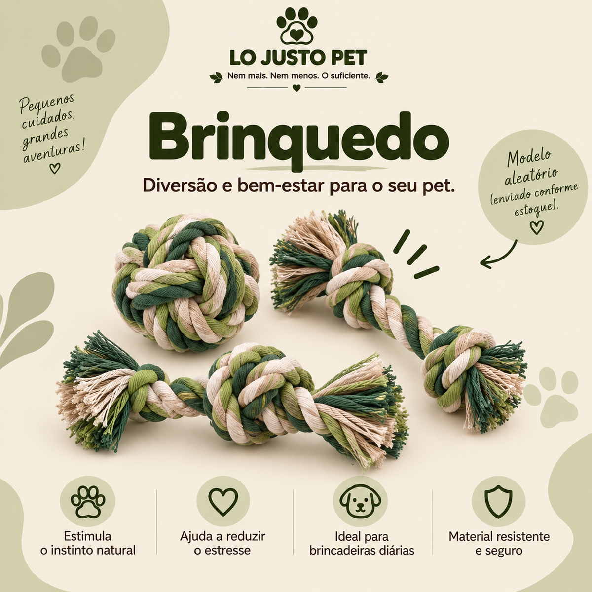 Kit Essencial LO JUSTO PET 🐾